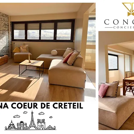 Apartment Lumina Coeur De Metro A 3 Mn Creteil